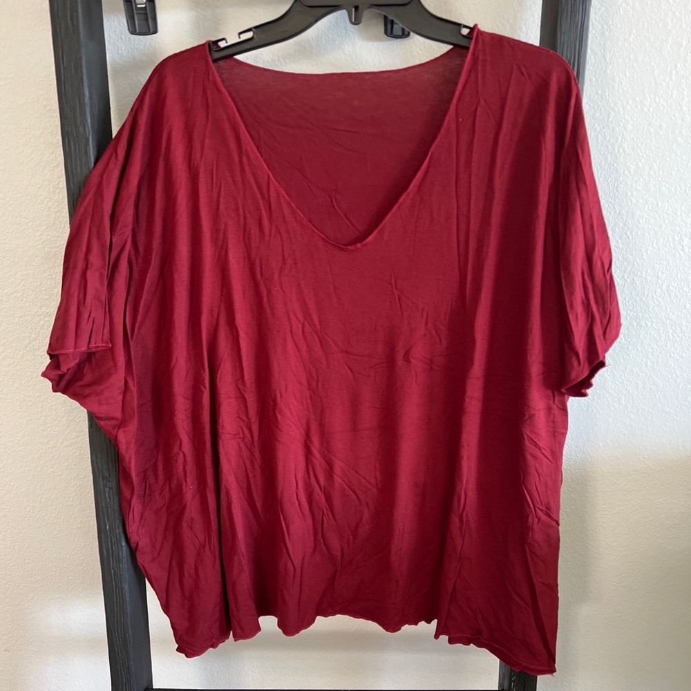 V neck Slouchy Tee